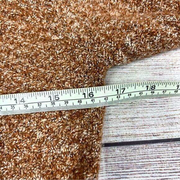 Prana Tan Chunky Knit Pullover Long Sleeve Dress Size M Preppy Minimalist - Picture 7 of 8